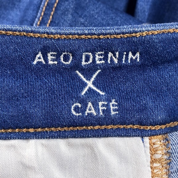 American Eagle Jeans Womens 00 Blue High Rise Jegging Super Super Stretch Skinny - Picture 4 of 16